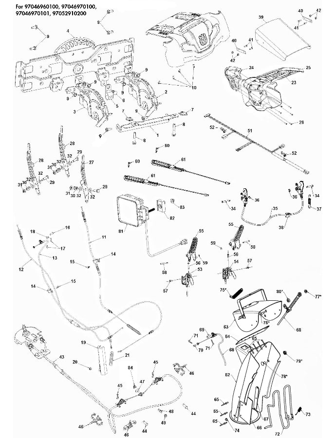 Kablage Husqvarna Wire ,Grips,