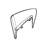 Deflector, side protection cover Deflector, side protection cover