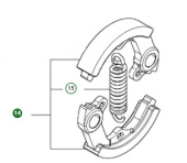 Koppling Husqvarna 143R II, 541RS, 541RST Koppling Husqvarna 143R II, 541RS, 541RST